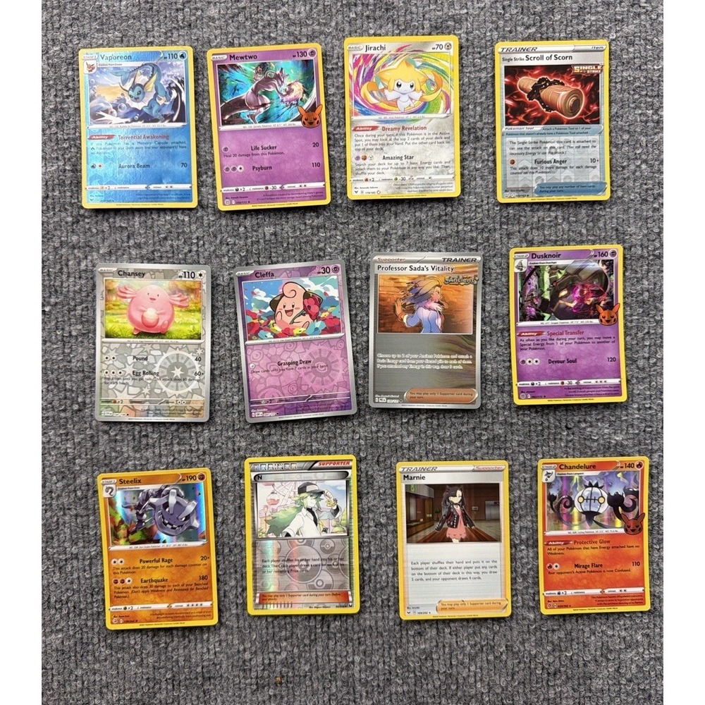 Pokemon 48 Card Lot Holo Reverse Rare Bundle Pikachu Eevee Mewtwo Dragonite - Picture 4 of 4